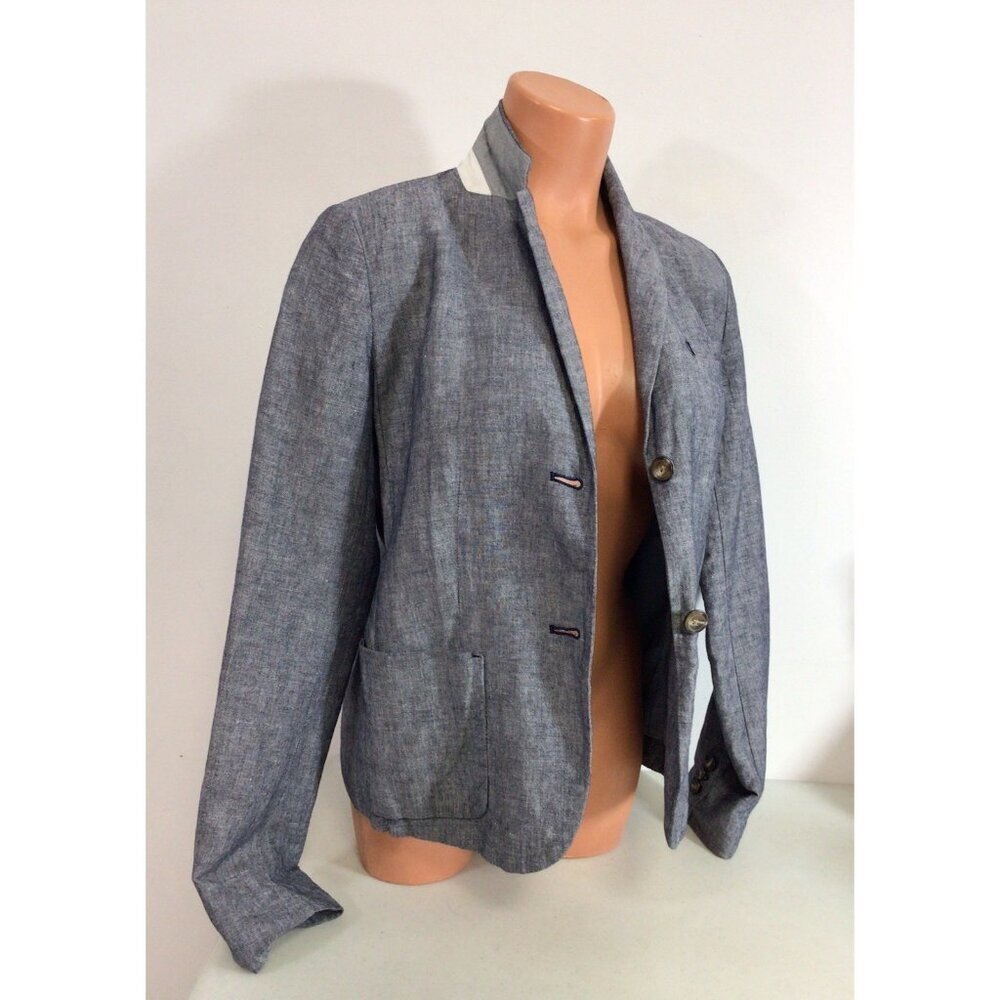 Gap Linen Blazer Nautical Jacket Womens 10